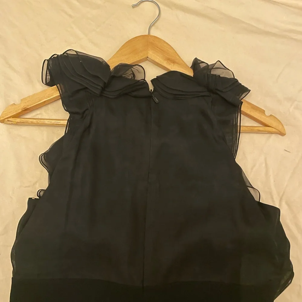 Chloe ruffled chiffon cocktail minidress - Picture 4 of 6